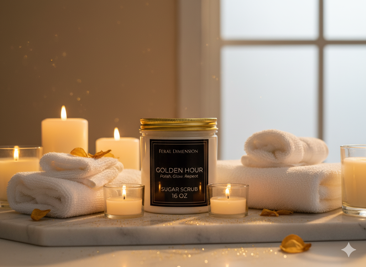 Golden Hour Sugar Scrub β 16 oz